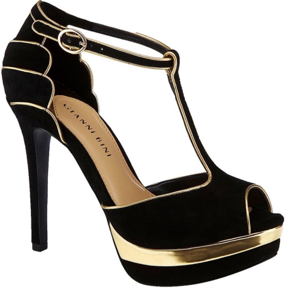 👀Peep Toe T-Strap Platform Heels👡